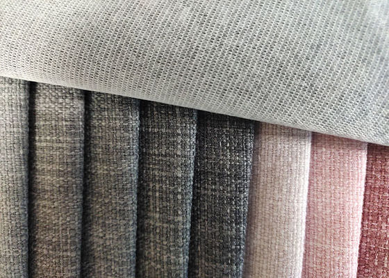 100% tkanina poliestrowa lniana tkanina bawełniana w wielu kolorach na sofę meblową