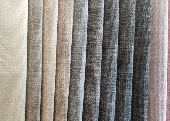 100% tkanina poliestrowa lniana tkanina bawełniana w wielu kolorach na sofę meblową