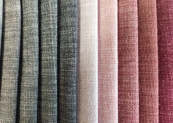 100% poliestrowa tkanina o wyglądzie lnu na materiał na tapicerkę sofy