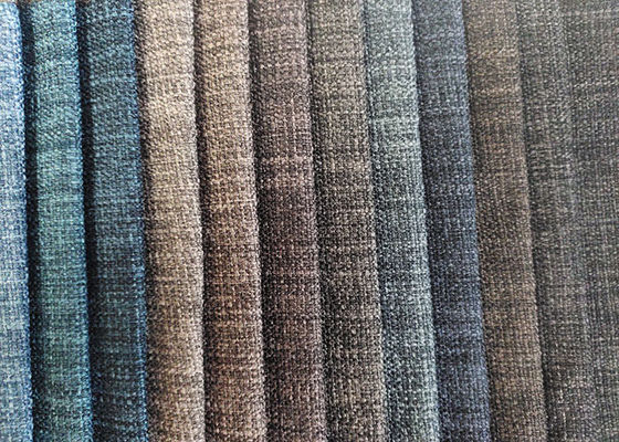100% poliestrowa tkanina o wyglądzie lnu na materiał na tapicerkę sofy