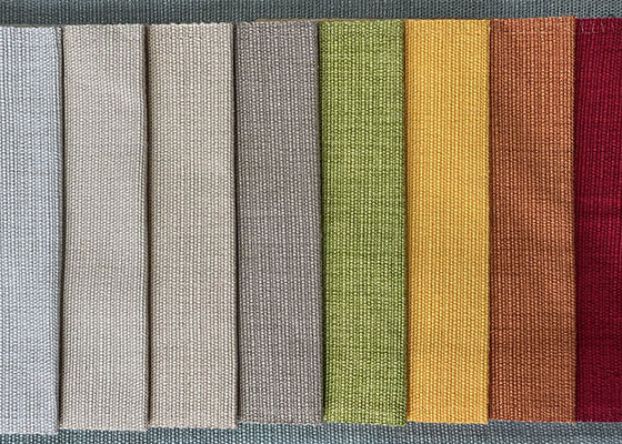 Kolorowa lniana tkanina na sofę, tkanina tapicerska z mieszanki poliestru 280 cm