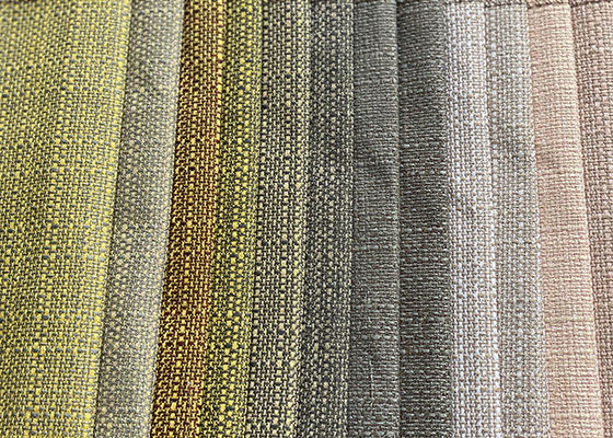 145cm Ciężka lniana tkanina tapicerska Przędza barwiona na sofę Tkanina tekstylna