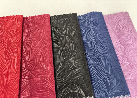 100 poliestrowa aksamitna tkanina na sofę 3D tłoczona aksamitna tkanina tapicerska