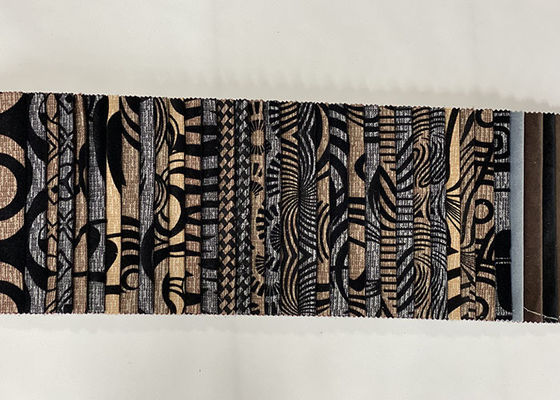 Tkana tkanina tapicerska z geometrycznym wzorem Wyposażenie domu