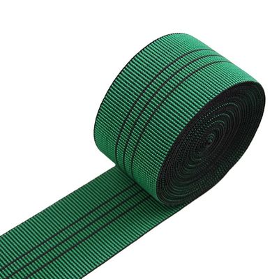 Zielona tapicerka elastyczna taśma PP 2-calowa taśma polipropylenowa